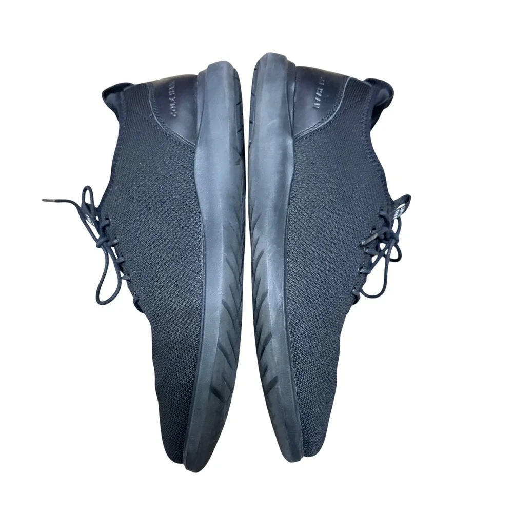 Cole Haan Grand Plus Essex Distance Knit Oxford Black Casual Sneaker Mens 10.5‎